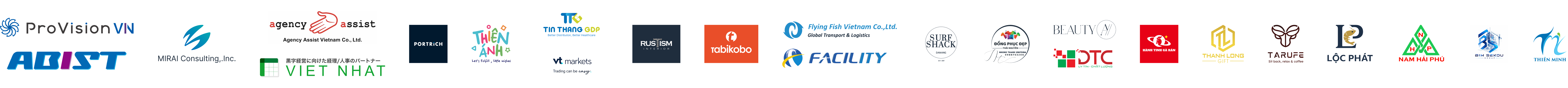 Logos of companies using Jobcan